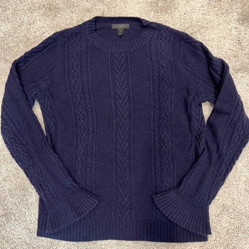 J.Crew navy sweater. Size small